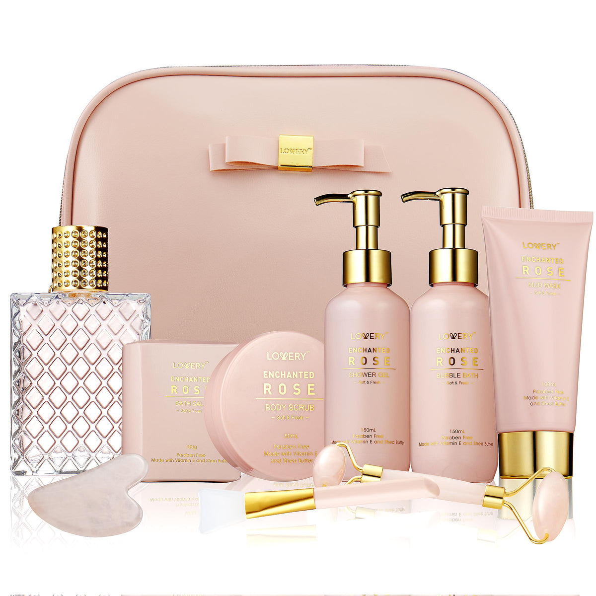 Lovery Enchanted Rose Beauty Body Care Size 10 Pieces