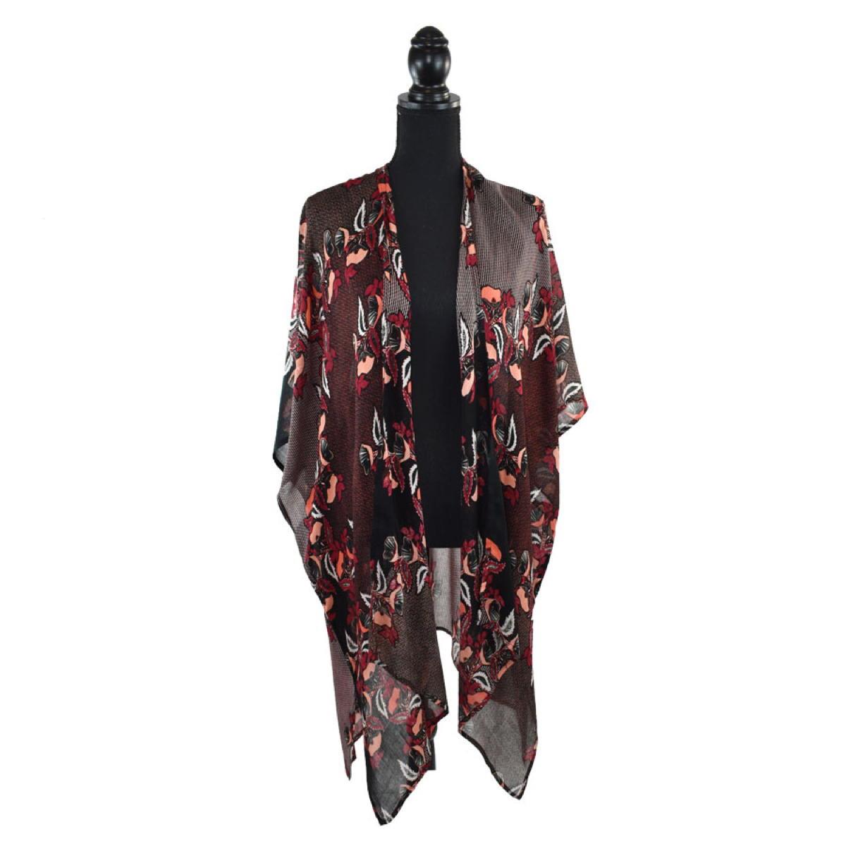 Dupatta Designs Jovanni Floral Kimono