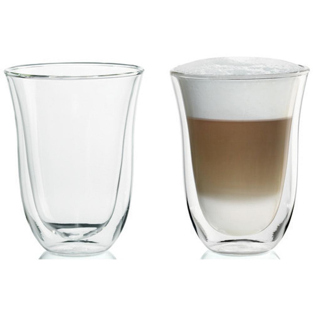 Delonghi 7.5 Oz. Latte Glasses (2-pack)