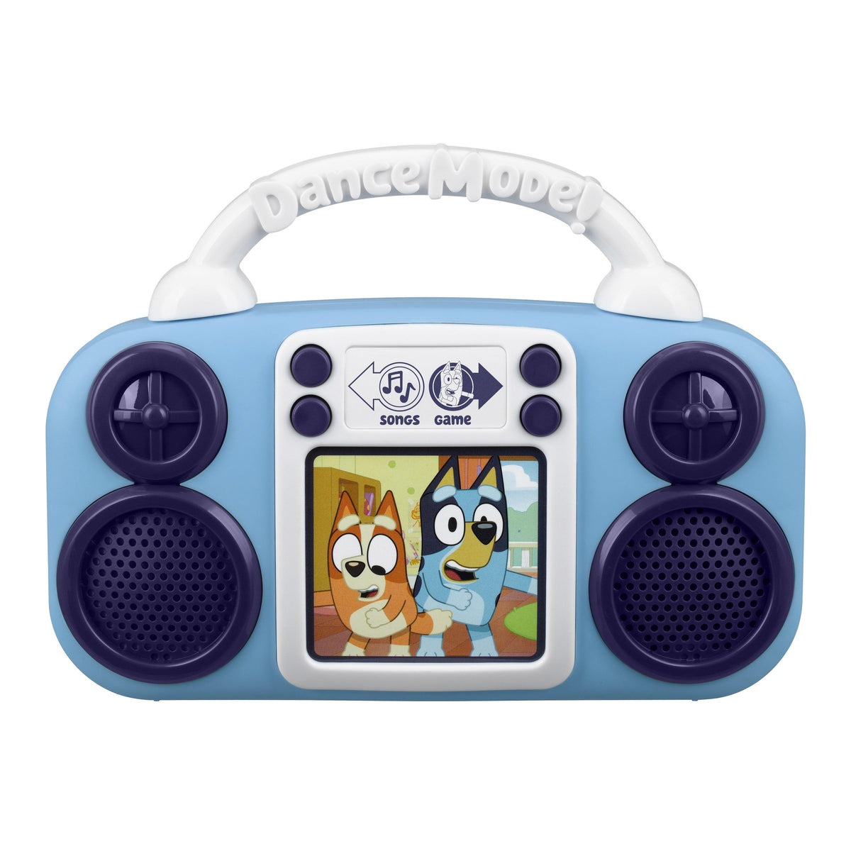 eKids by iHome Bluey Toy Music Boombox w/ Musical Statues Game Ages 3+ Years