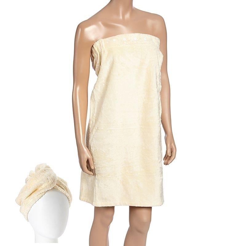 Farberware Bamboo Hair Turban Wrap Set