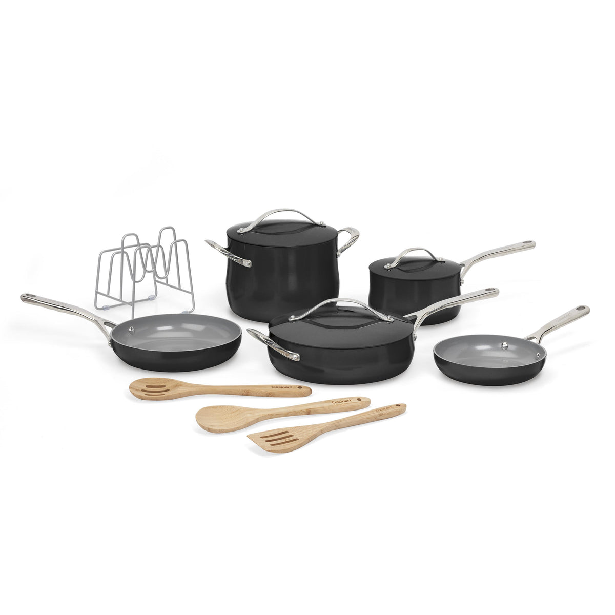 Cuisinart Culinary Collection 12-Piece Cookware Set: Tailored Teal