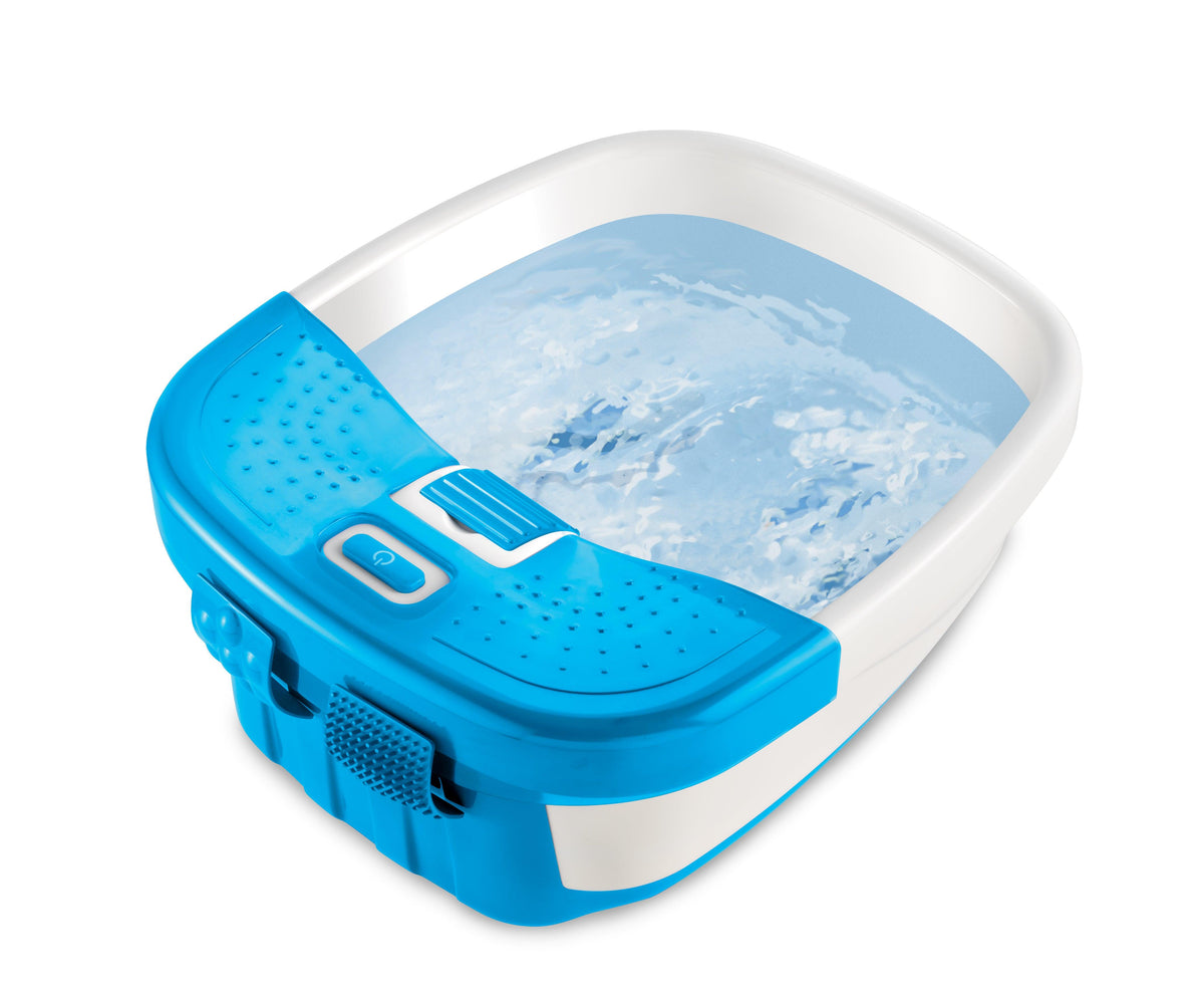 Homedics Bubble Bliss Deluxe Foot Spa w/ Heat Blue