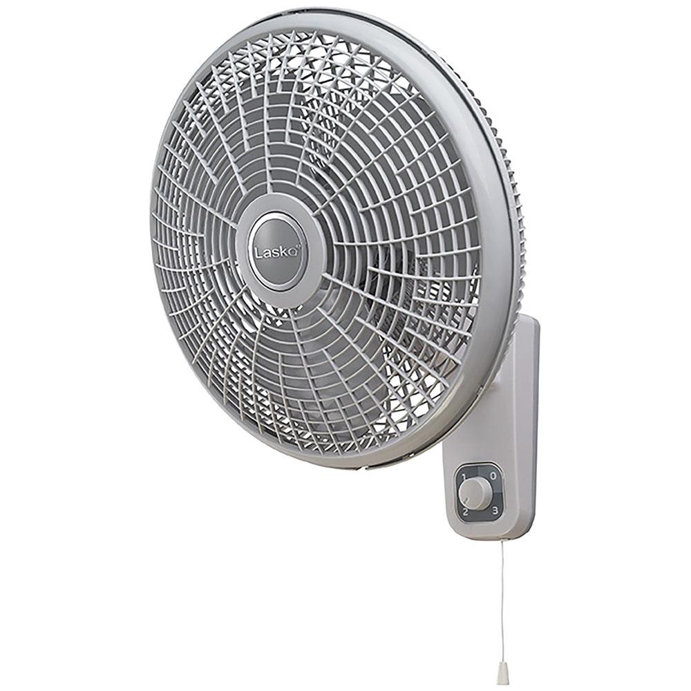 Lasko 16" Oscillating Wall Mount Fan with Anti-Rust Grills
