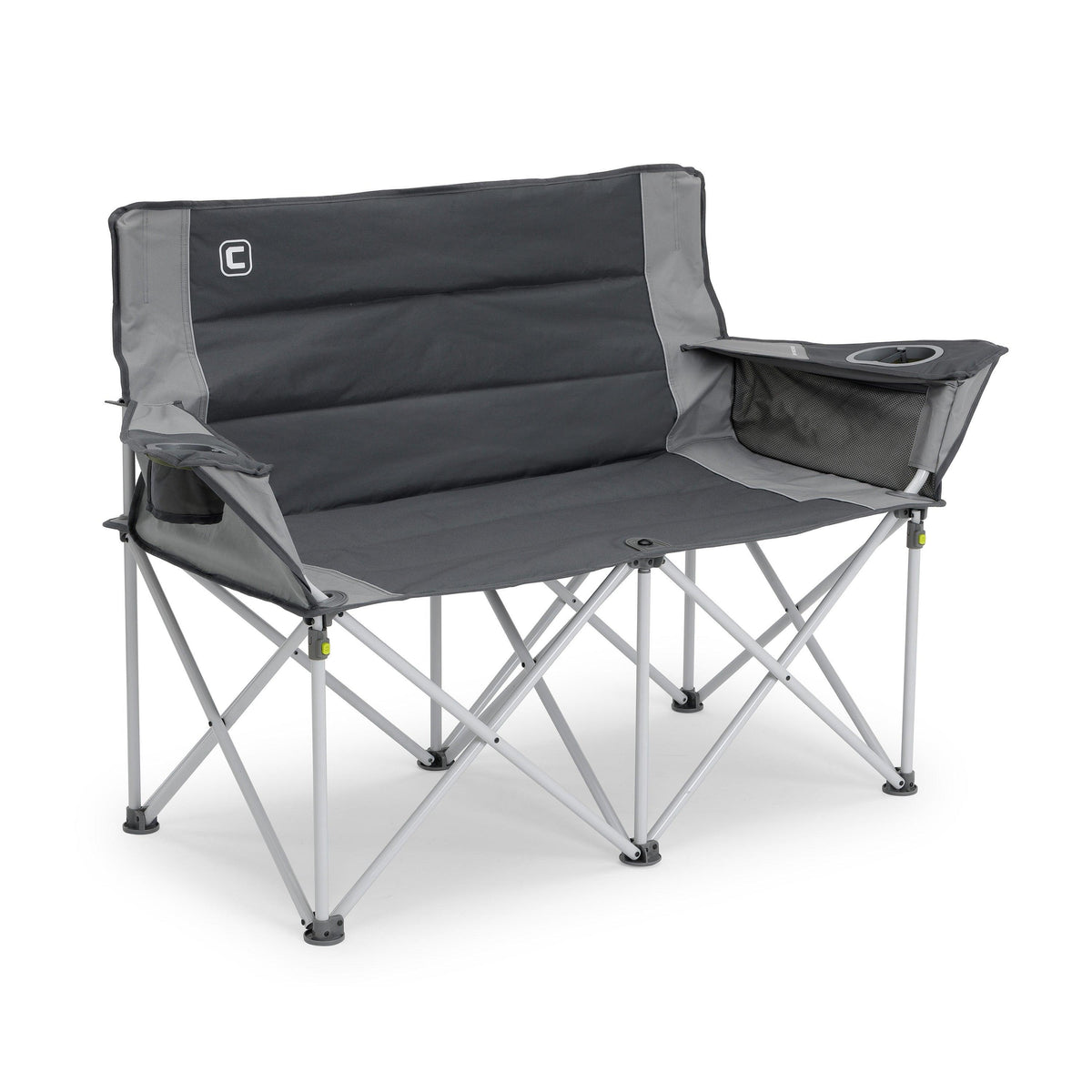 Core Equipment Loveseat Double Outdoor Camp Chair Cool Dark Gray