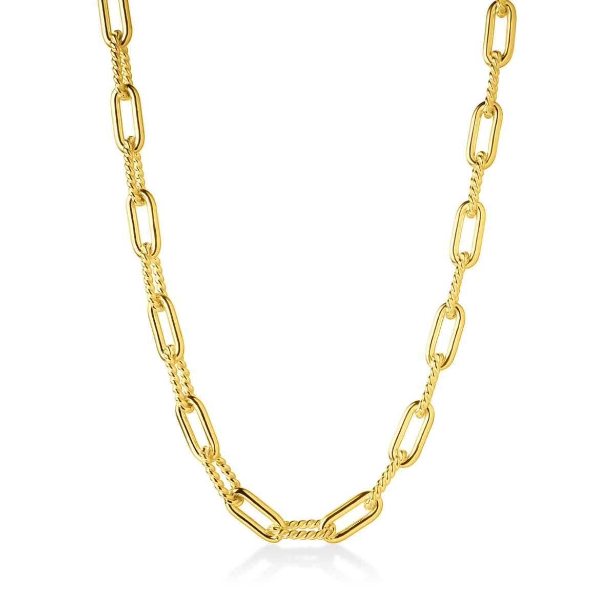 Jilco Link Necklace Gold