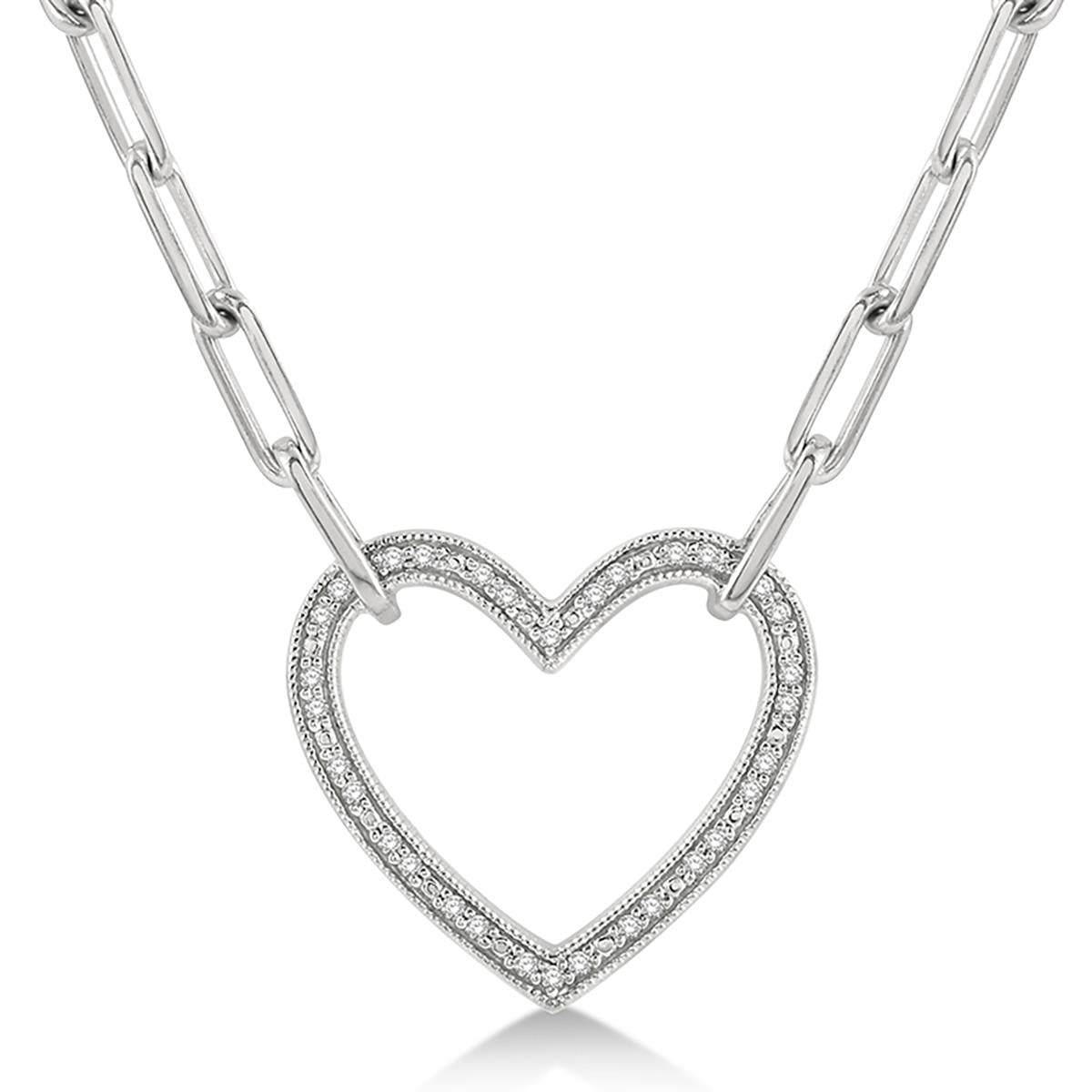Jilco Inc Diamond Heart Necklace
