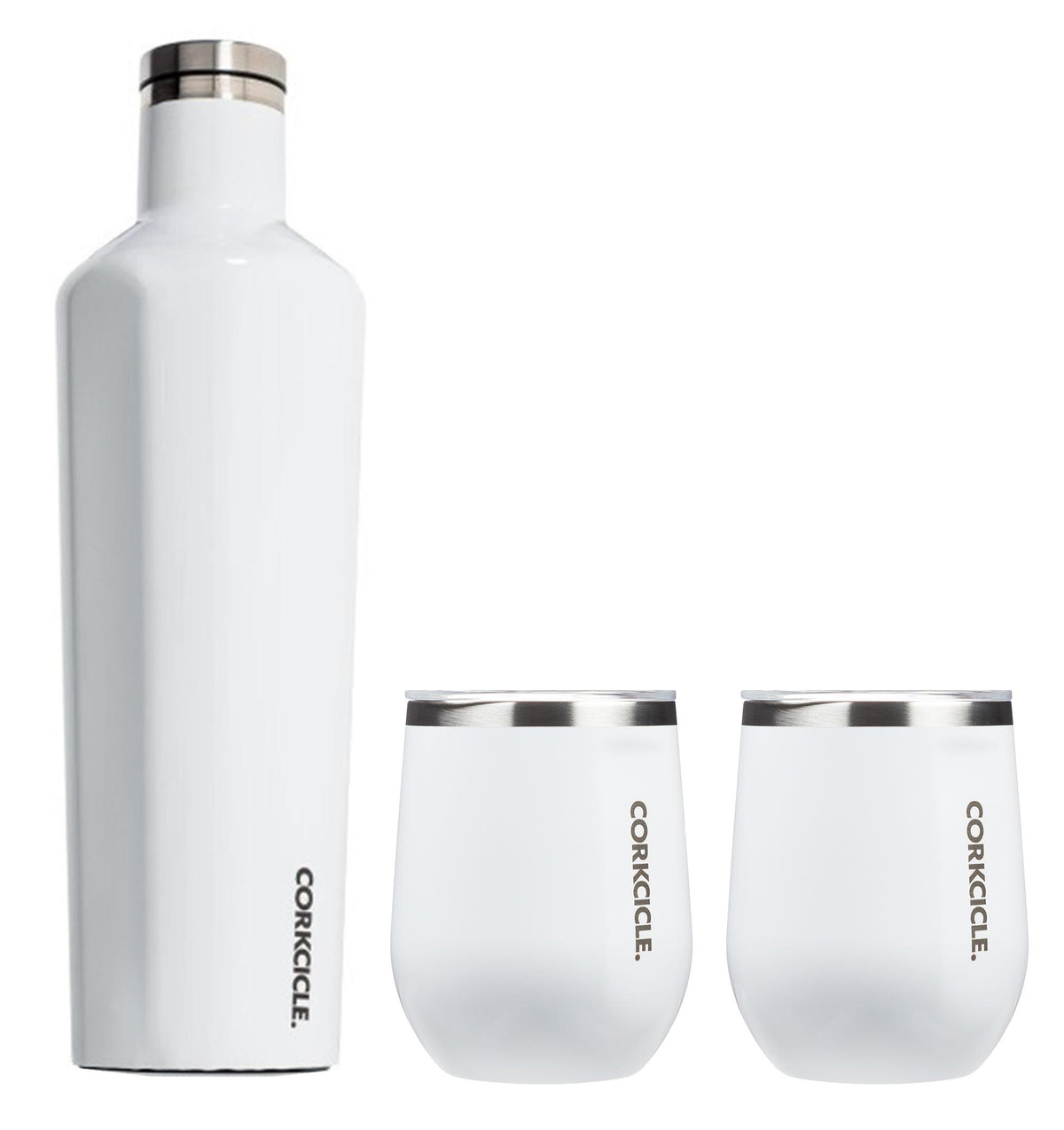 Corkcicle Wine & Shine - Gloss White
