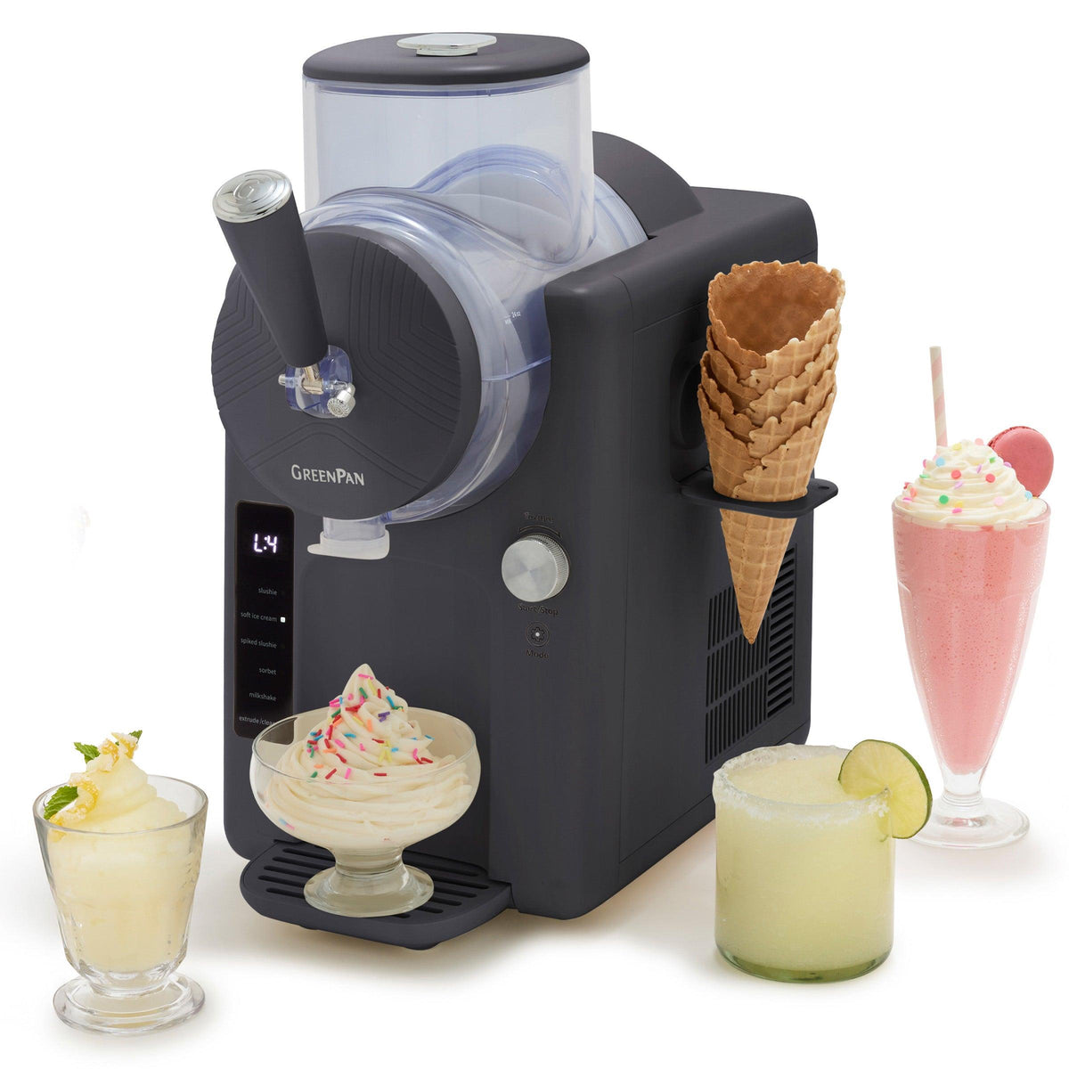 GreenPan Frost Ice Cream & Frozen Drink Maker Licorice