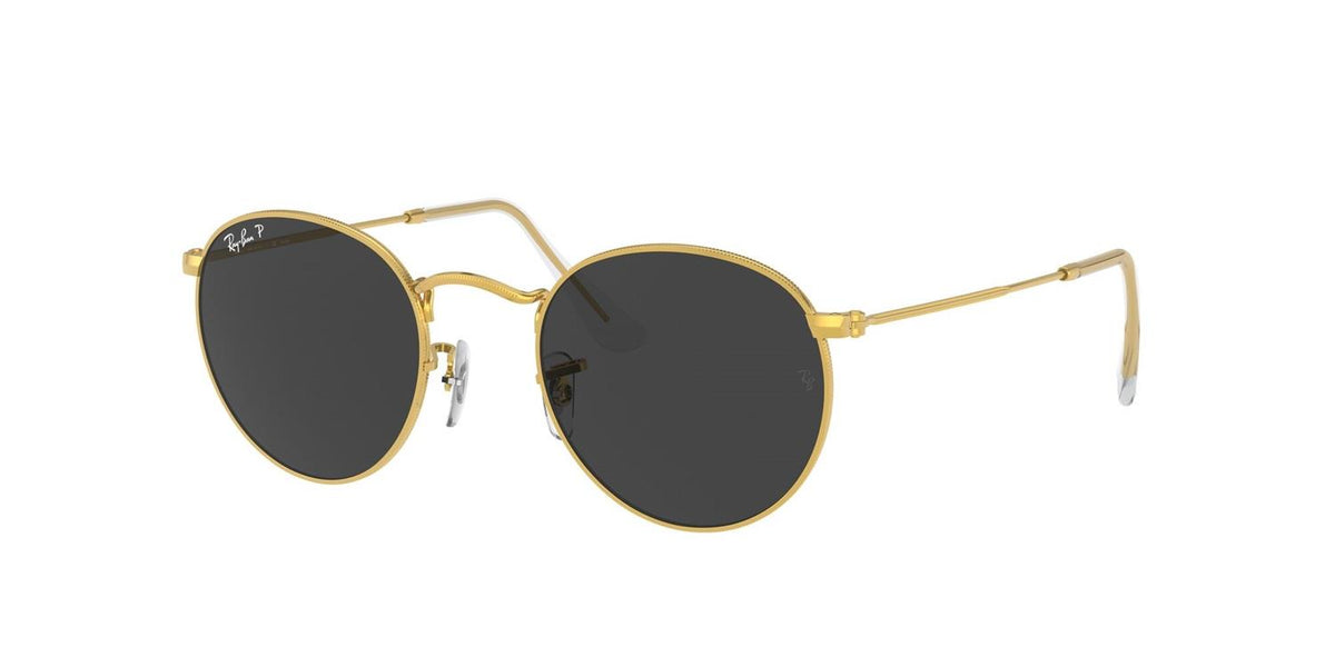 Ray-Ban Round Metal Unisex Sunglasses Polarized Size 53
