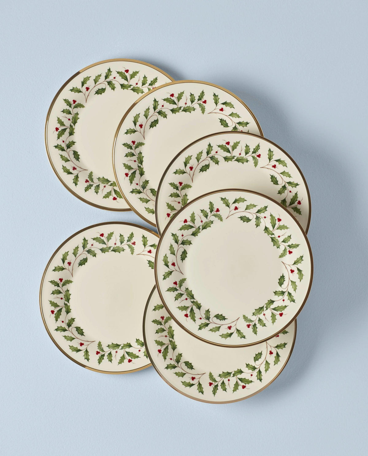 Lenox 6pc Holiday Dinner Plate Set