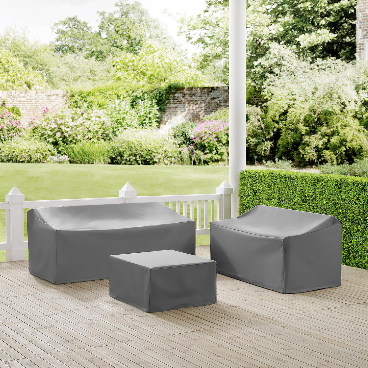 Crosley Outdoor 3Pc Outdoor Sectional Furniture Cover Set