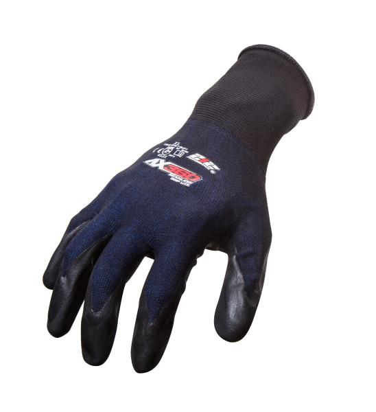 JS Products 212 Performance AX360 Grip Lite Nitrile-dipped Work Gloves, MD (12 pairs included)