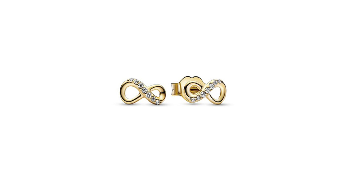 Pandora Sparkling Infinity Stud Earrings