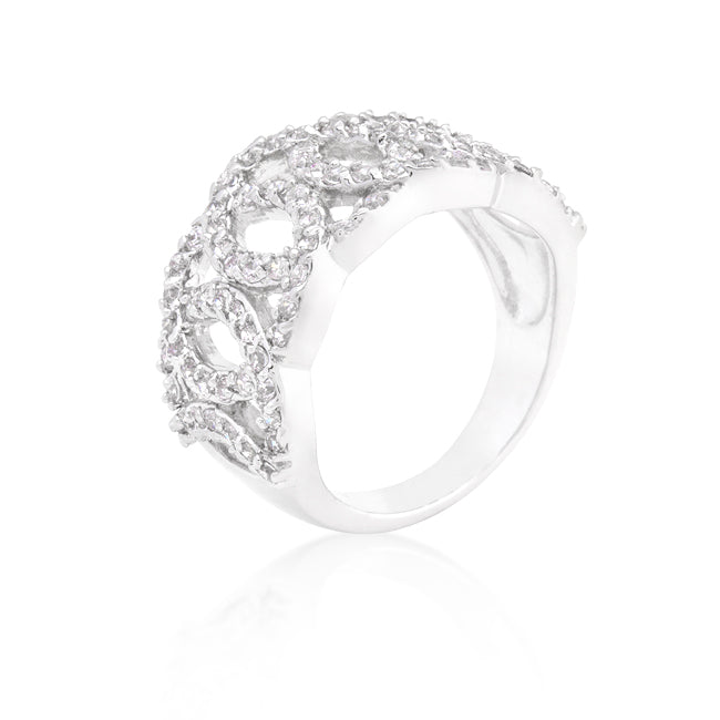 Completely Bella Cubic Zirconia Circle Ring(10)