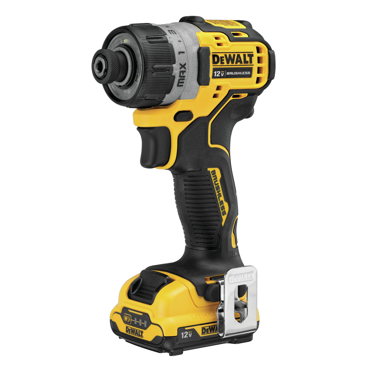 DeWalt Xtreme 12V MAX Brushless 1/4" Cordless Screwdriver Kit w/ 2 Batteries