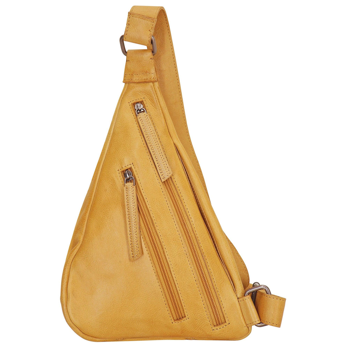 Latico Leathers Leather Hippie Sling Bag - Small Camel