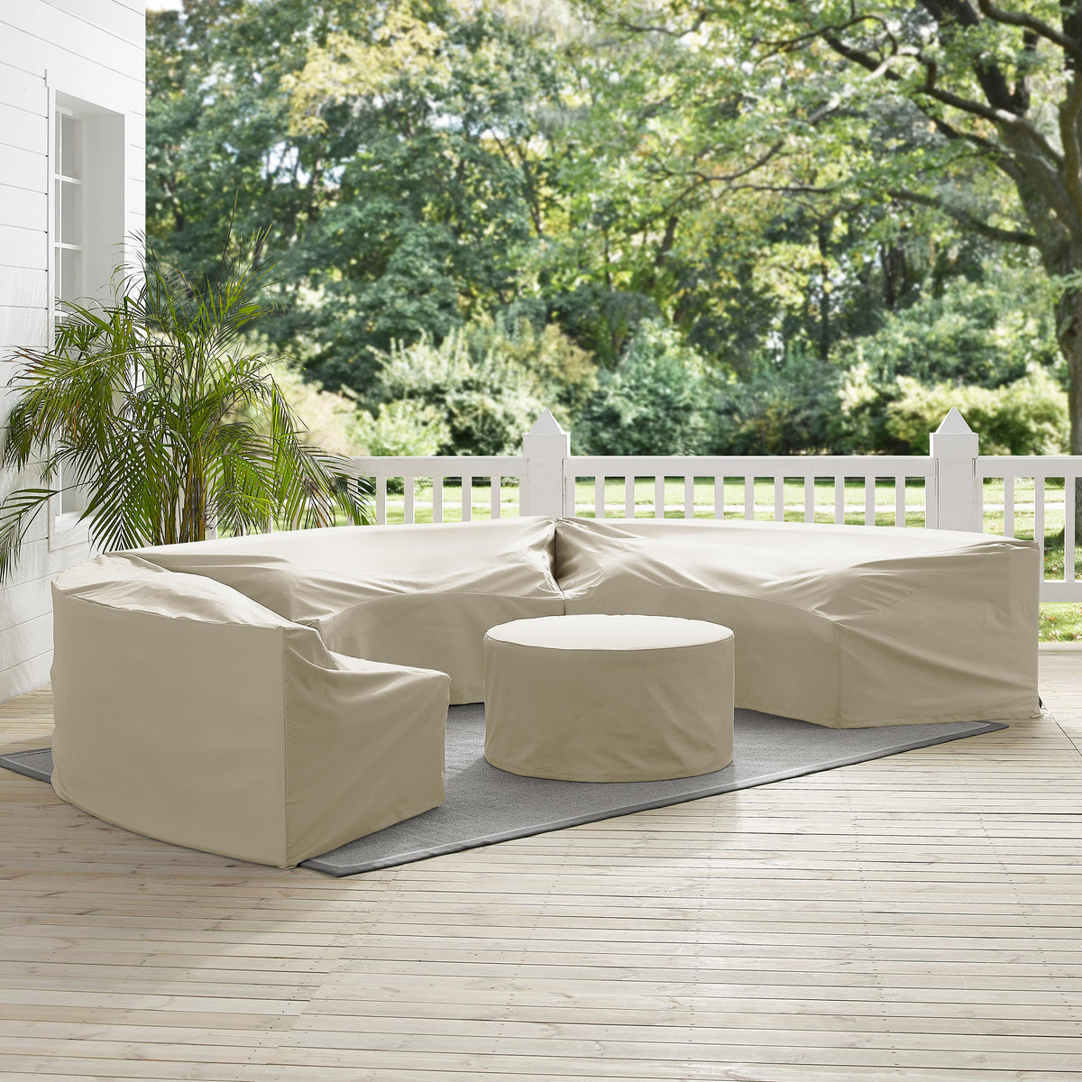 Crosley Outdoor Catalina 4Pc Outdoor Furniture Cover Set