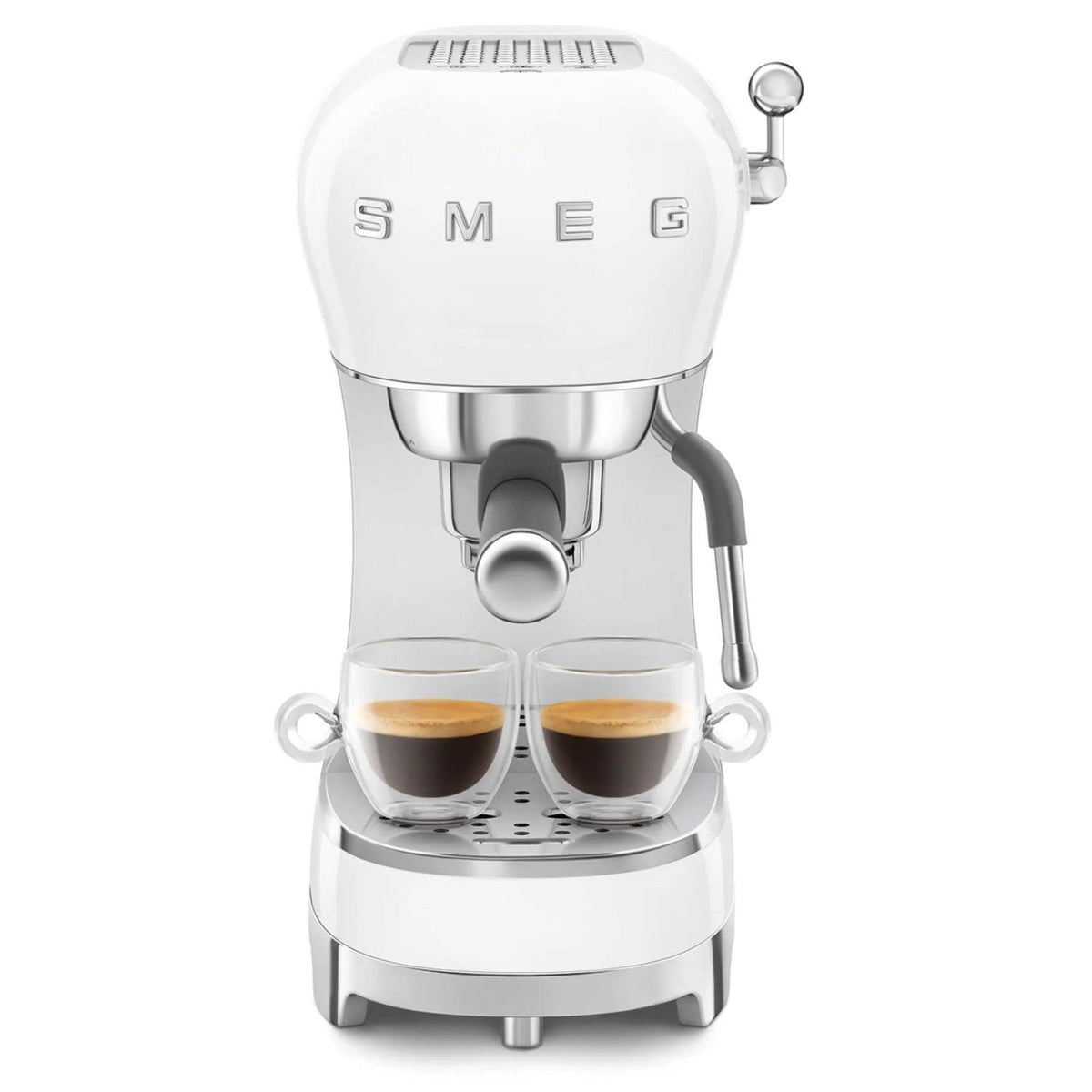 Smeg Retro Manual Espresso Machine White