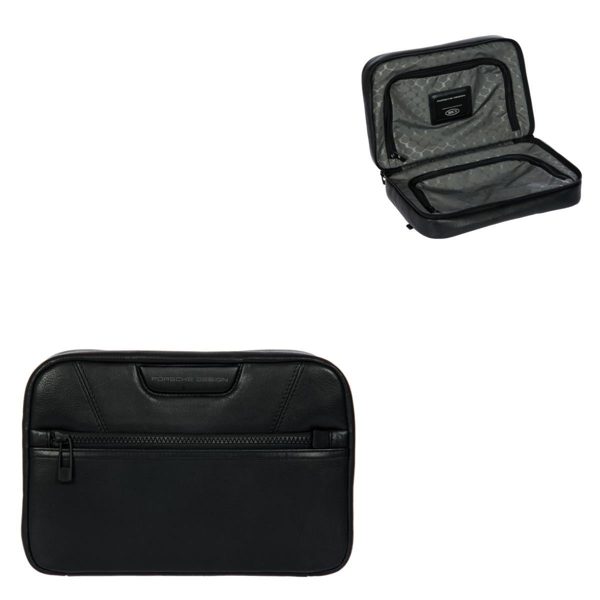 Bric's Porsche Design Leather Evo Washbag