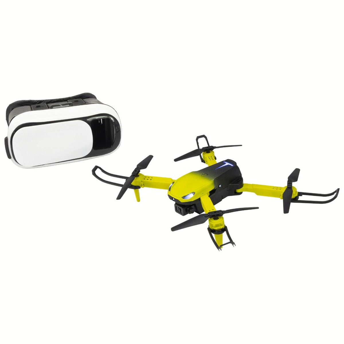 GPX Sky Rider Goldfinch Quadcopter 0.3 MP Drone w/ Wi-Fi Camera and VR Goggles