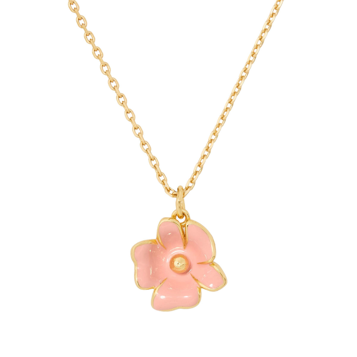 kate spade new york Golden Bloom Pendant - Pink/Gold