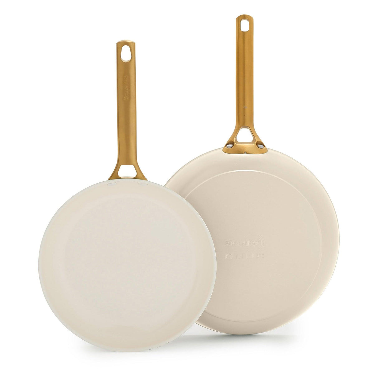 GreenPan Reserve Pro 2pc Frypan Set - 10" & 12" Cream