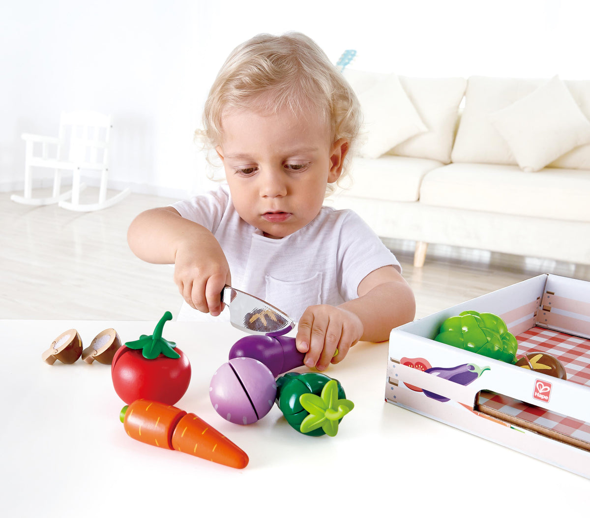 HapeToys Garden Vegetable Toy Food Set