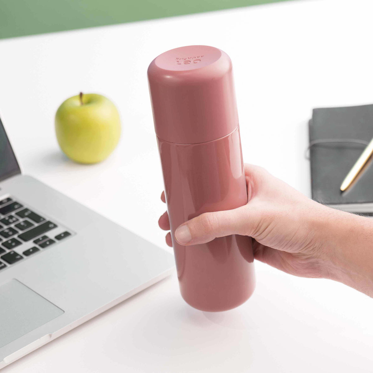BergHOFF Leo Thermal Flask 16.9oz, Pink