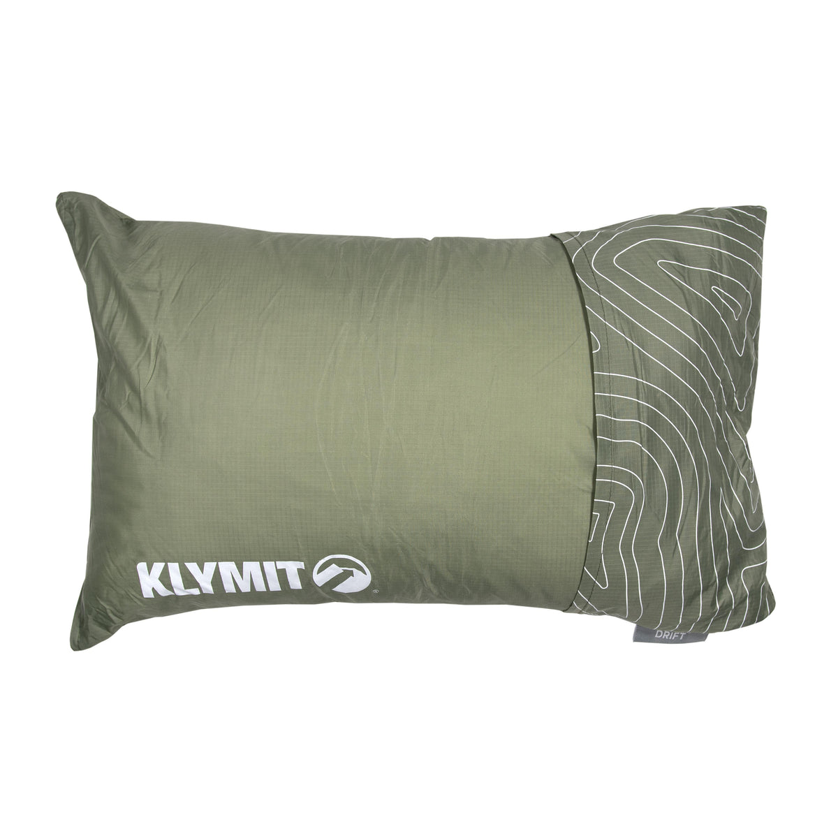 Klymit Drift Summit Camp Pillow- Oil Green