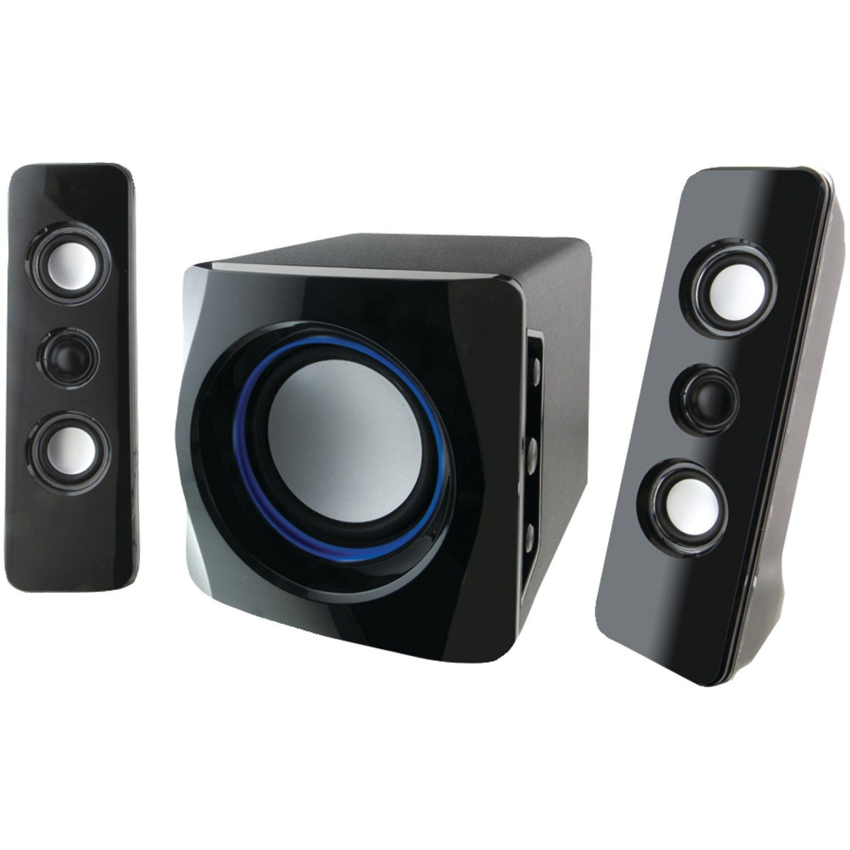 GPX iLive 2.1 Stereo Speakers w/Subwoofer, Bluetooth