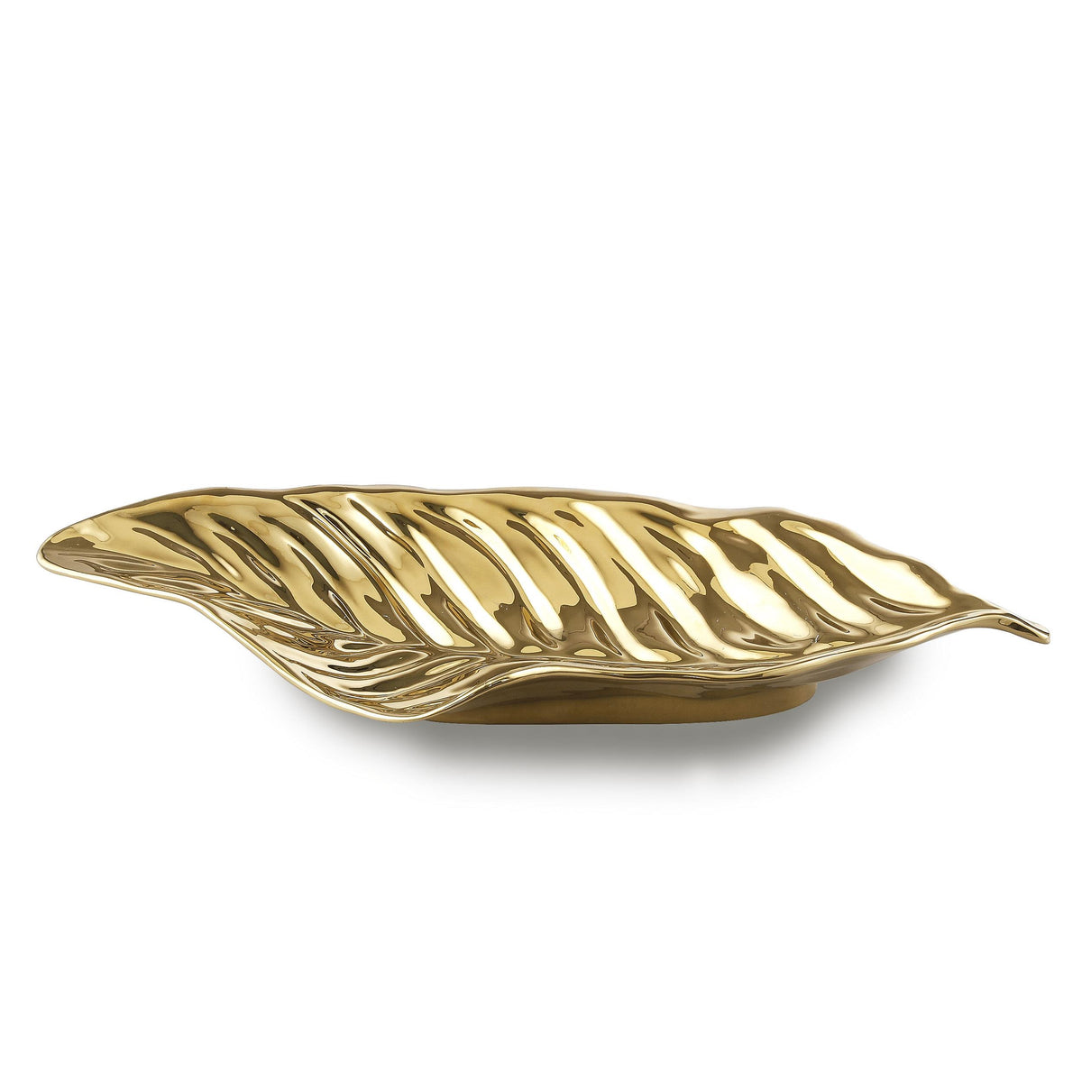 Stark Home Botanic Collection 17.25" Porcelain Leaf
