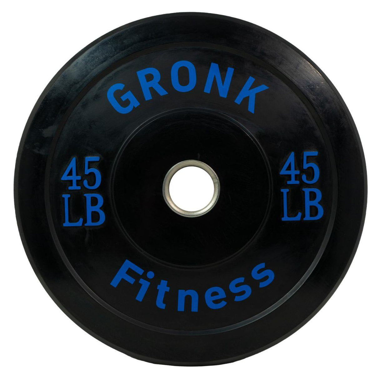 Gronk Fitness Bumper Plate 45LB - BLUE