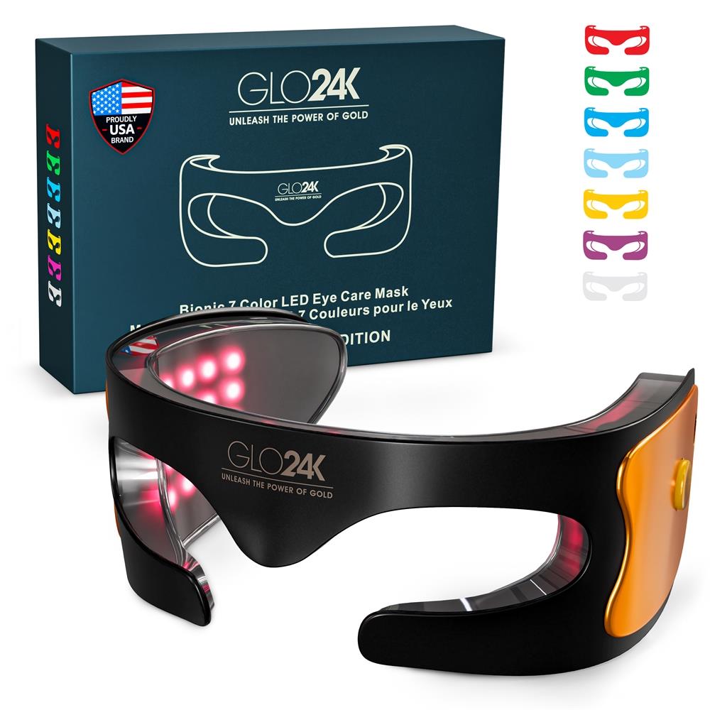 GLO24K Bionic 7 Color LED Eye Care Mask