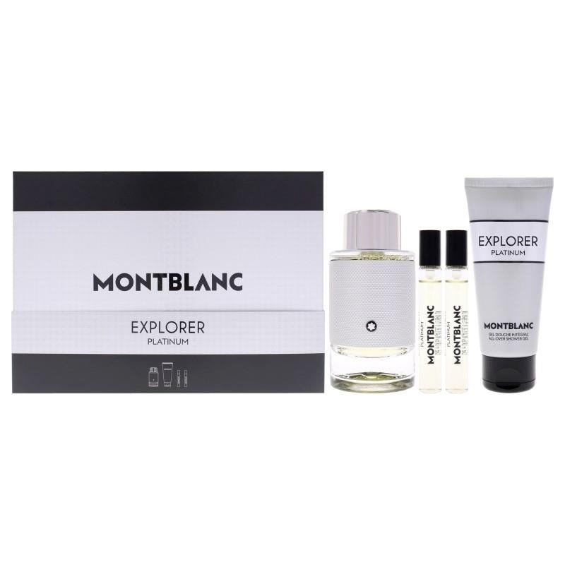 Montblanc Men's Explorer Platinum Set Size 4 Pieces