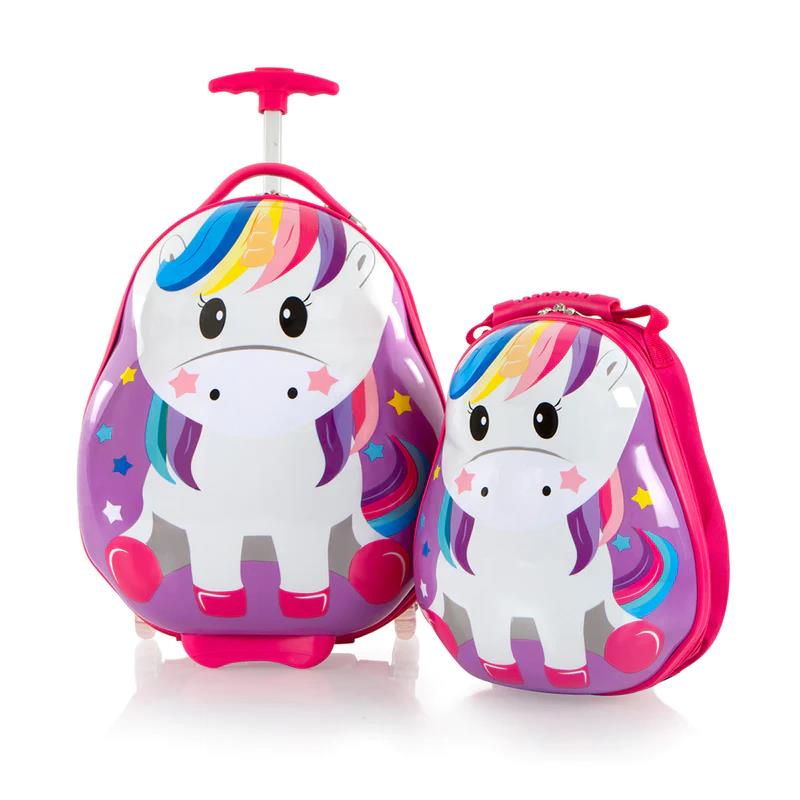Heys Luggage Travel Tots 2PC Kids Luggage & Backpack Set - Unicorn