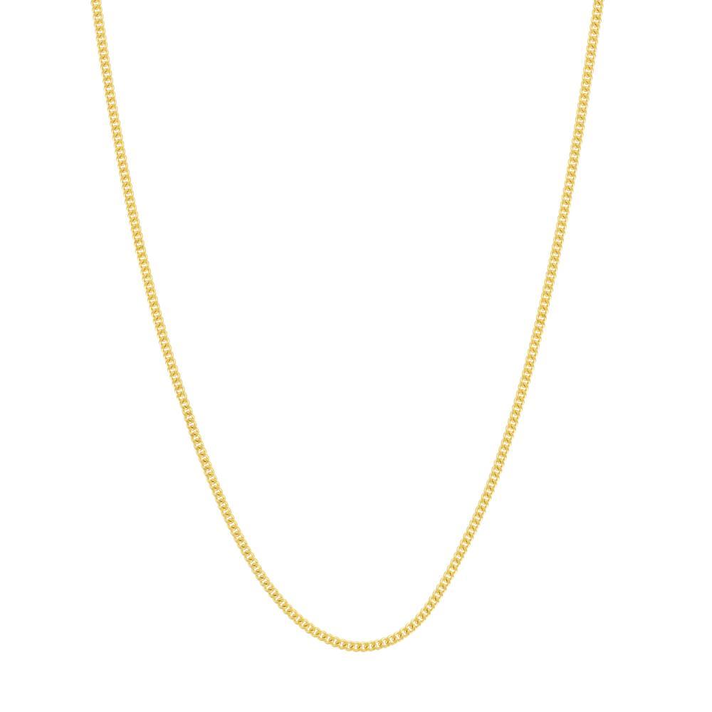 HAWLEY ST 1.04mm Curb Chain 18" Necklace with Lobster Lock
