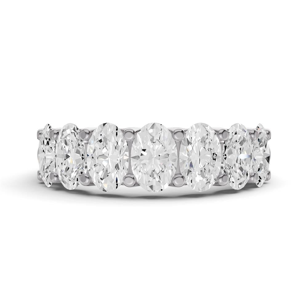 Prestige Boutique Diamonds 1CTW 7 Stone Oval Lab Diamond Band Size 7.5