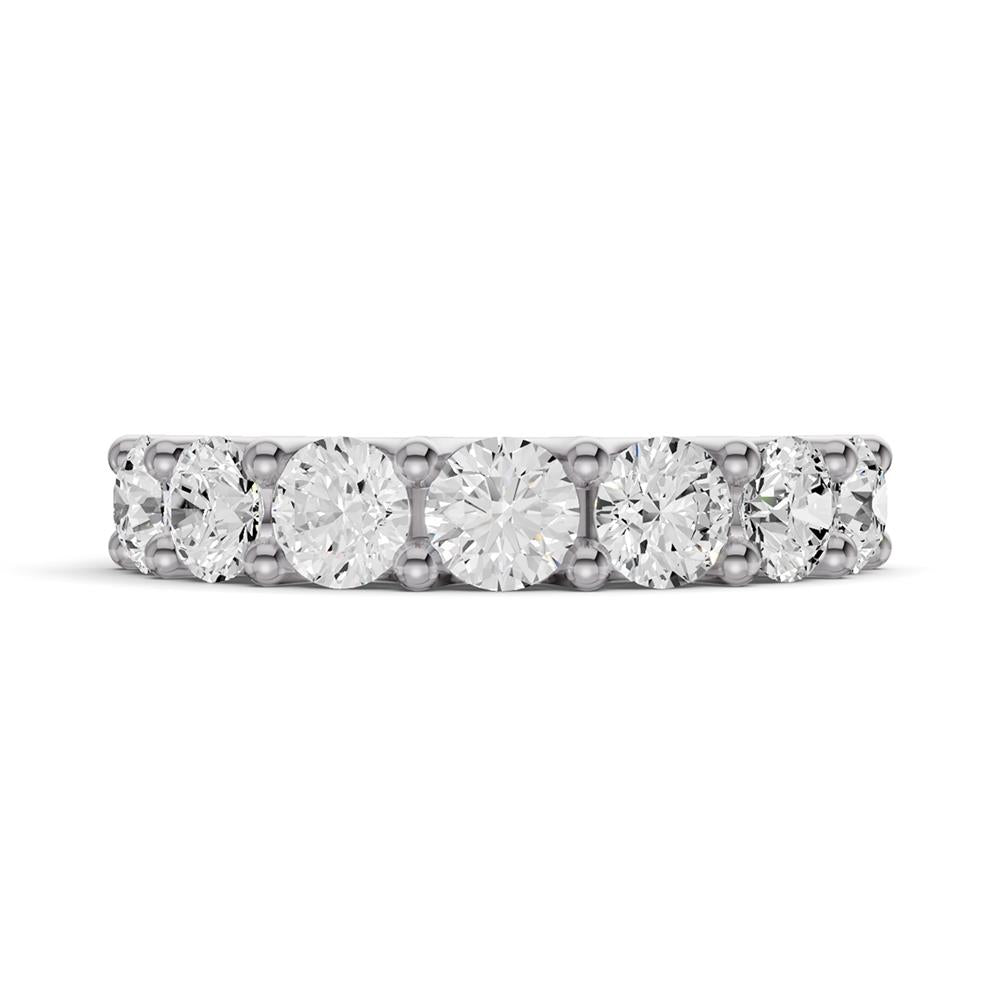 Prestige Boutique Diamonds 1CTW 7 Stone Round Lab Diamond Band Size 6.5