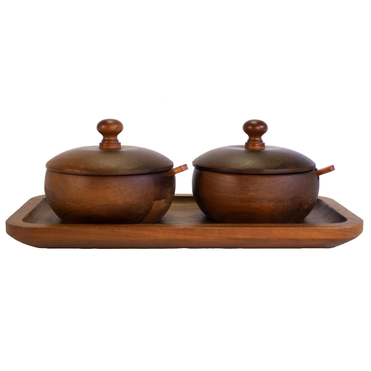 BergHOFF Acacia Wooden Spice Jar Set