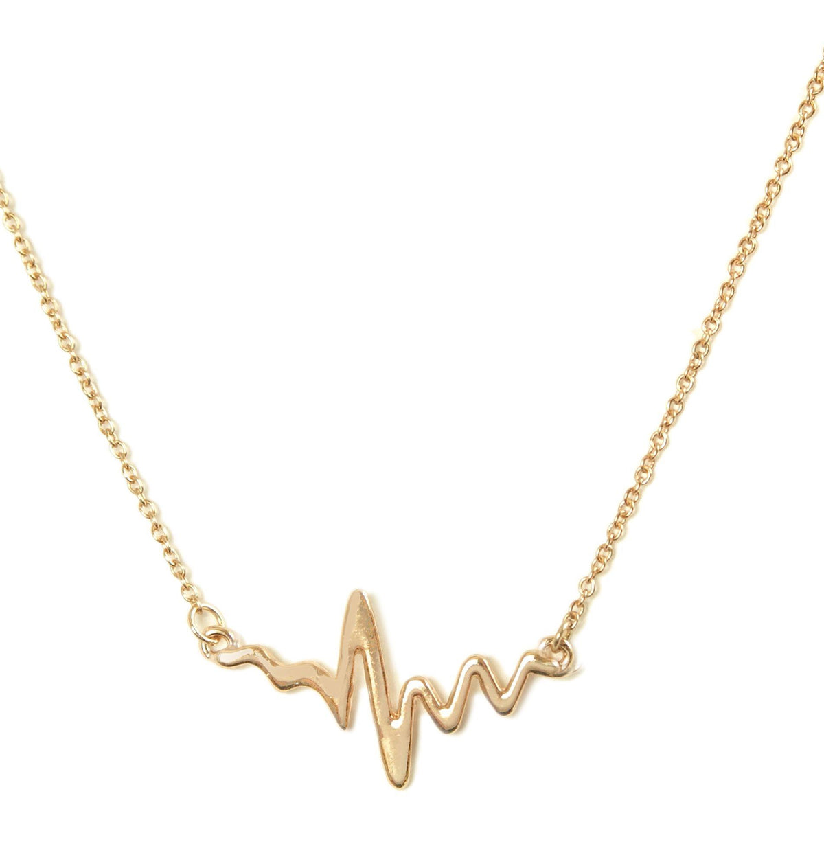 DKD Gold Heartbeat Necklace