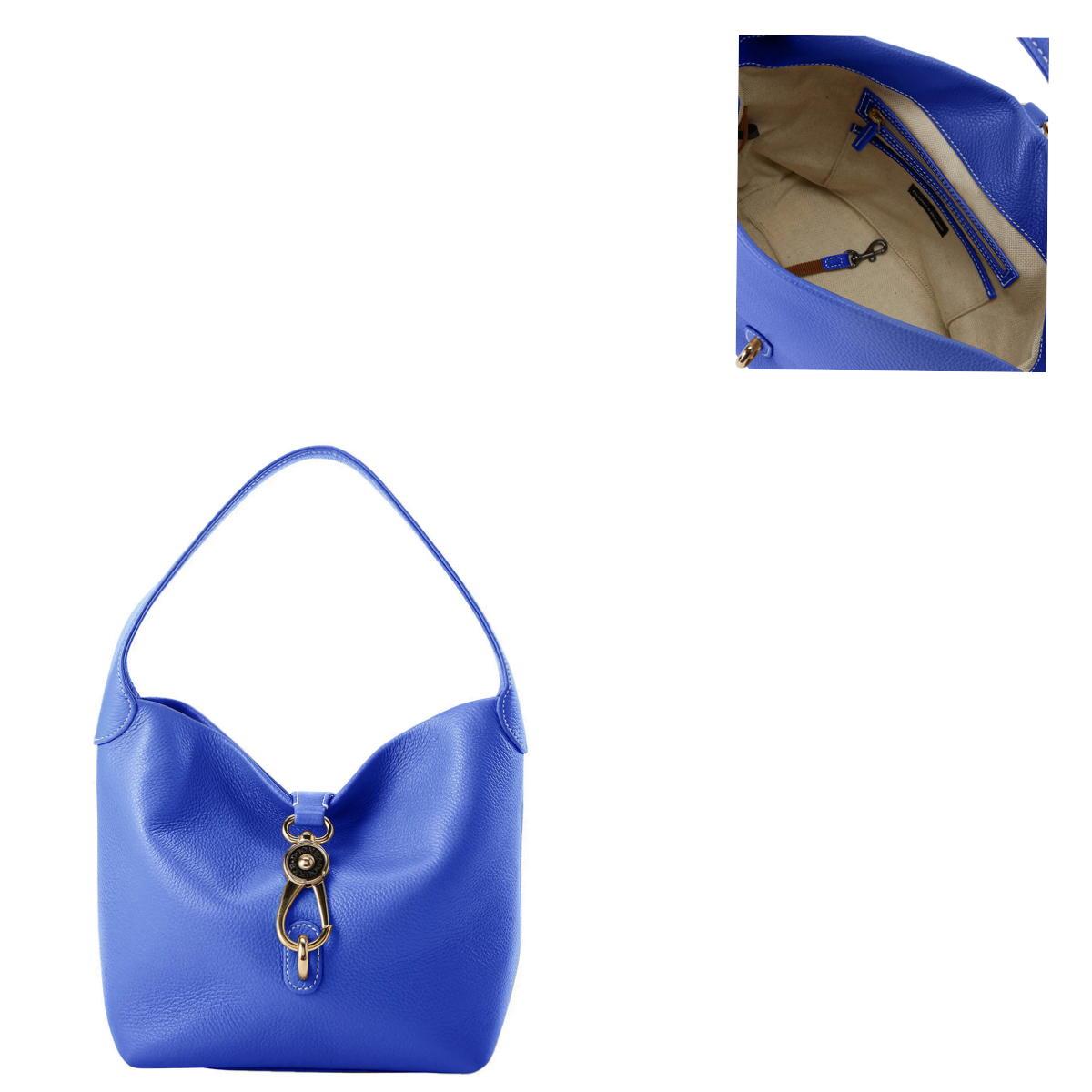 Dooney & Bourke Lucca Leather Logo Lock Hobo