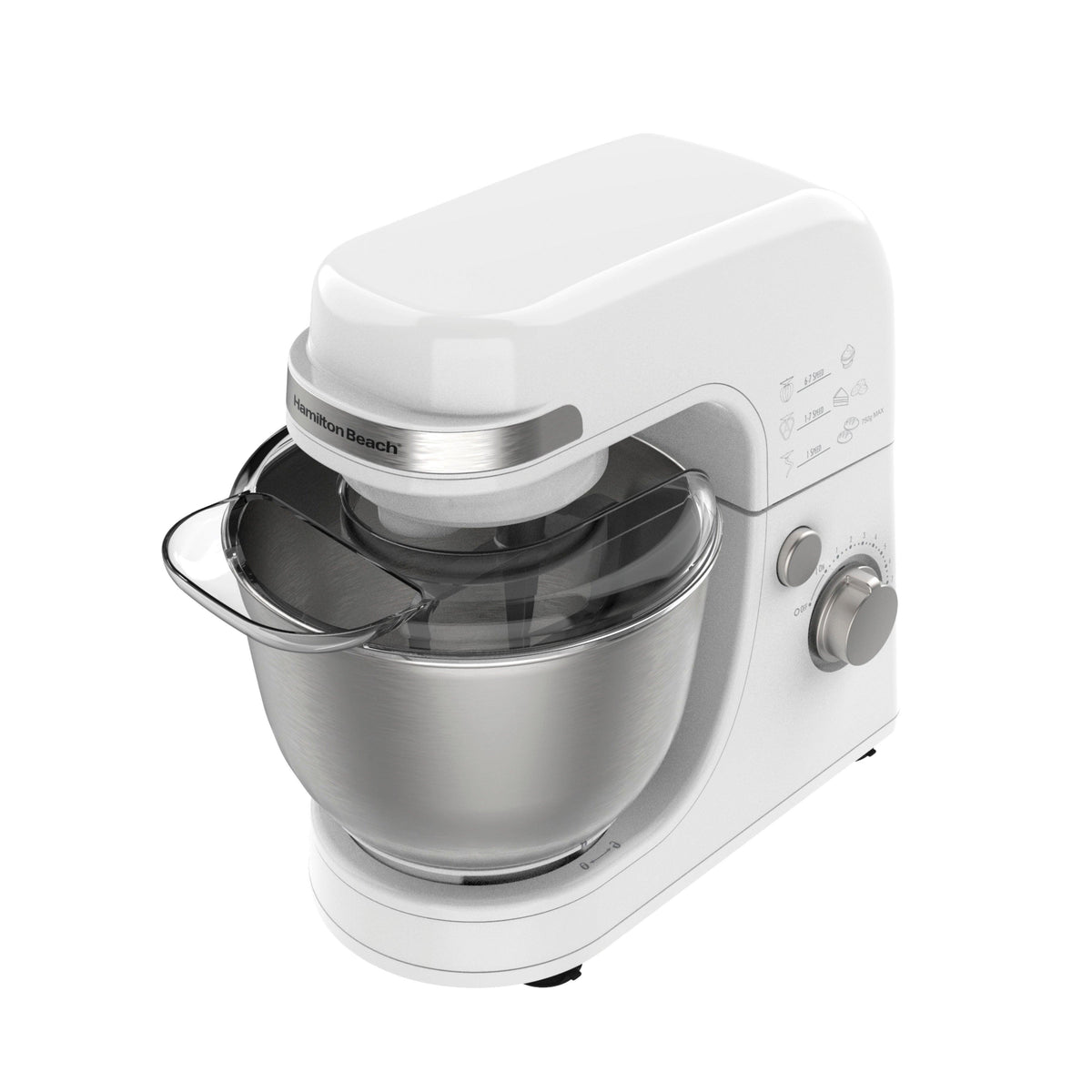 Hamilton Beach 7 Speed 4qt Planetary Stand Mixer White