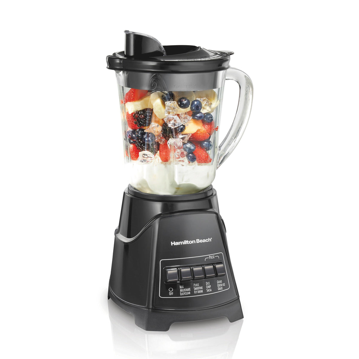 Hamilton Beach Power Elite Multi-Function Blender w/ 12 Functions Black