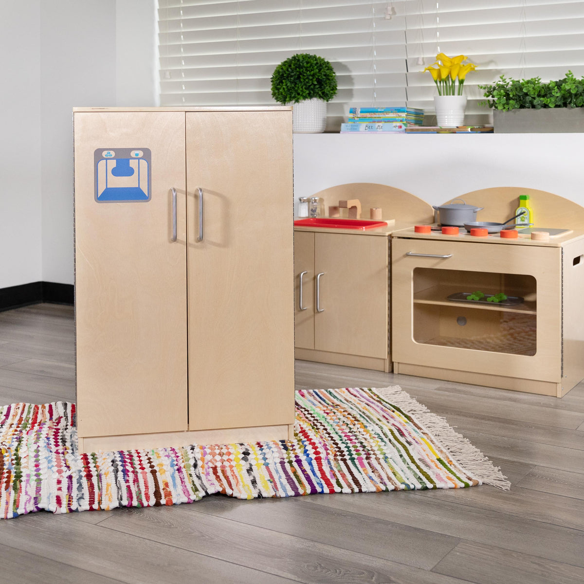 Flash Furniture Children's Wood Refrigerator