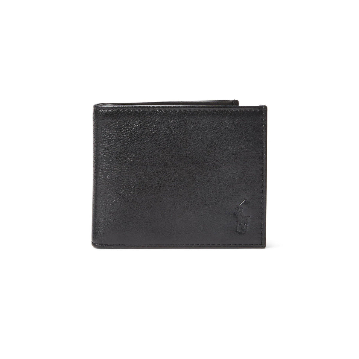 Polo Ralph Lauren Pebbled Leather Billfold Black