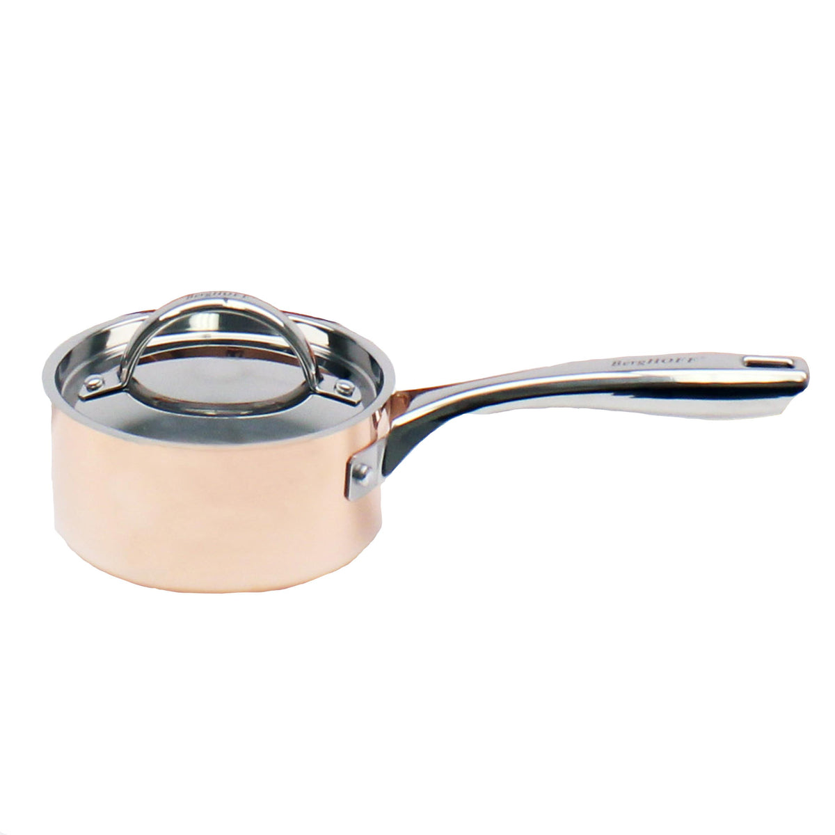 BergHOFF Copper Tri-Ply 5.5" Covered Saucepan, Non-Hammered