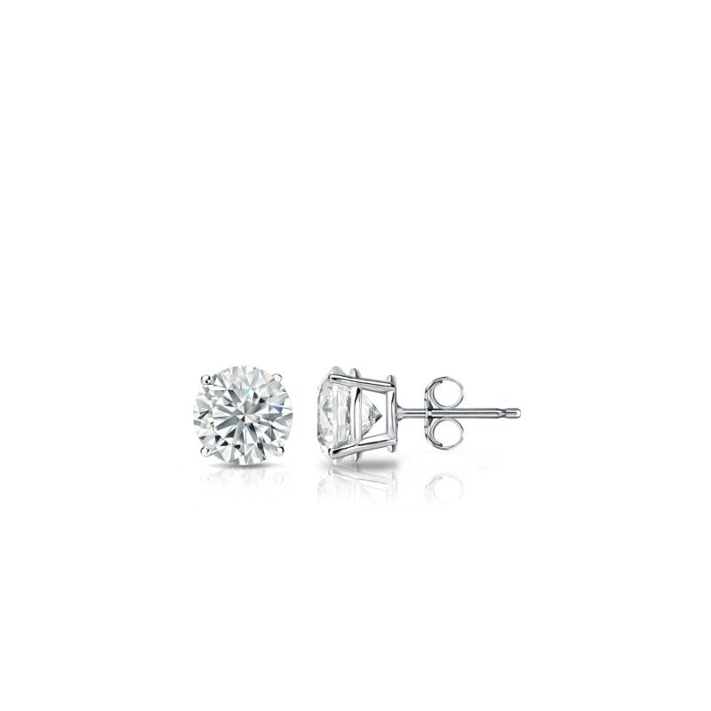 Infinity Luxe Jewelry Collection Round Lab Grown Diamond Earrings