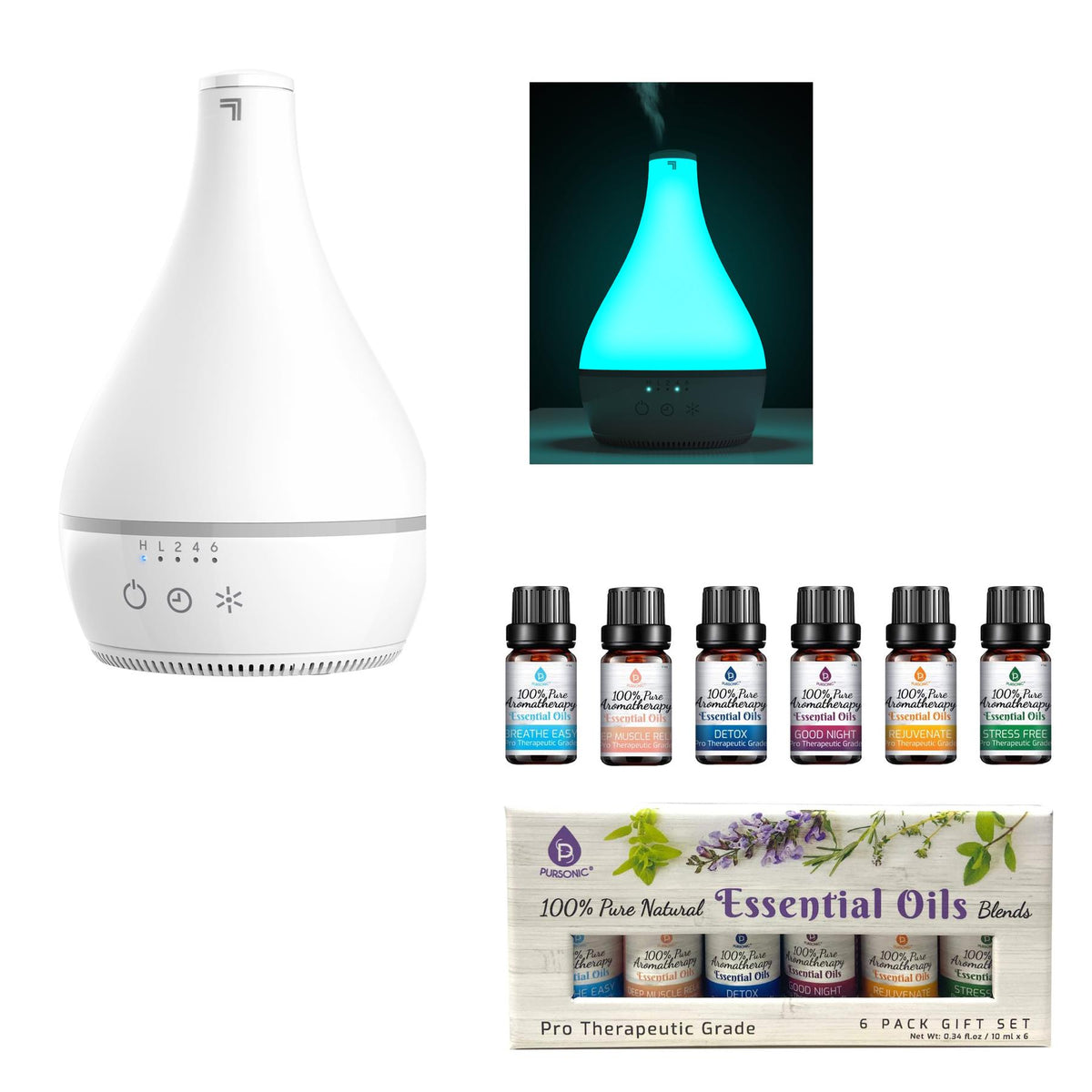 Vornado AROMA 2 Ultrasonic Humidifier with Aromatherapy and Essential Oils (6 pack)