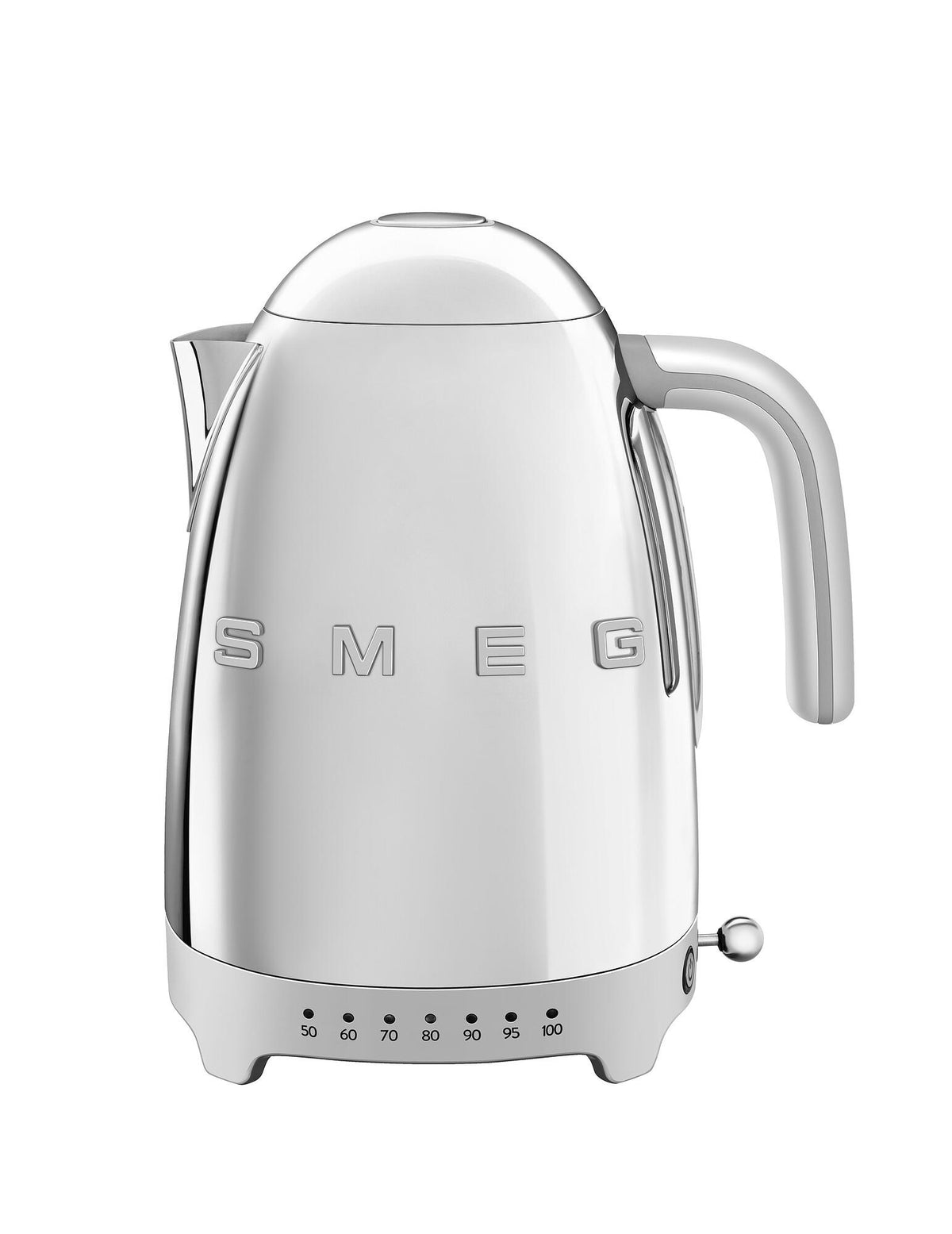 SMEG 50's Retro Style Aesthetic 7-Cup Variable Temp Kettle - Stainless Steel